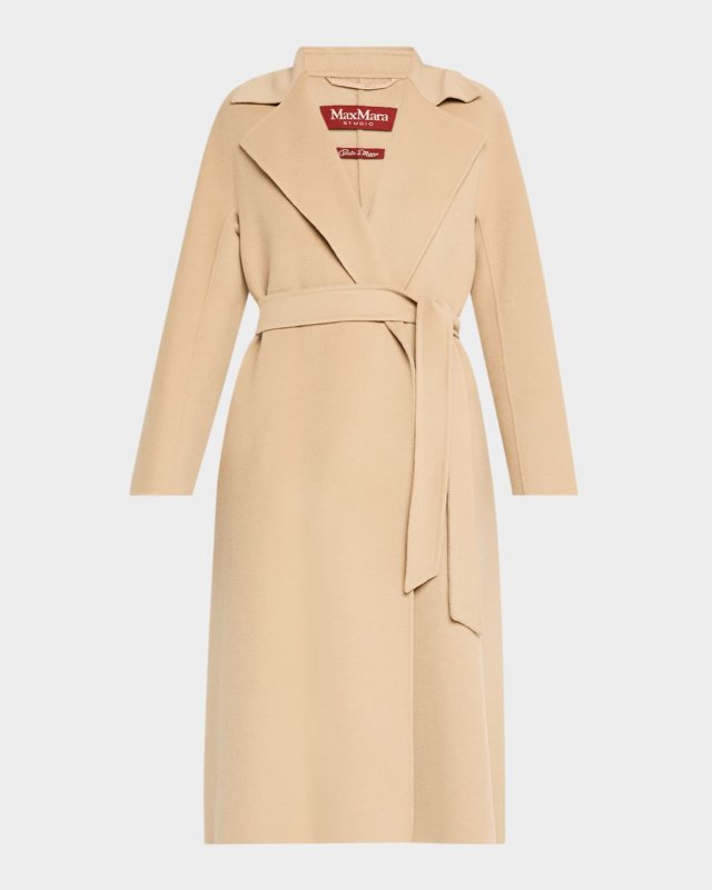 Cles Wool-Cashmere Wrap Coat